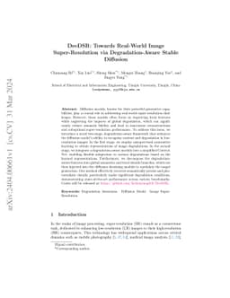 DeeDSR: Towards Real-World Image Super-Resolution via Degradation-Aware
  Stable Diffusion