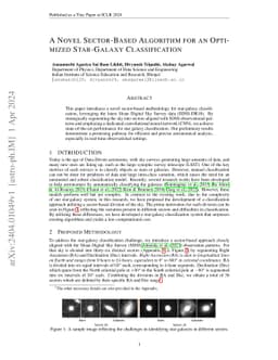 A Novel Sector-Based Algorithm for an Optimized Star-Galaxy
  Classification