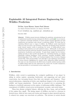 Explainable AI Integrated Feature Engineering for Wildfire Prediction