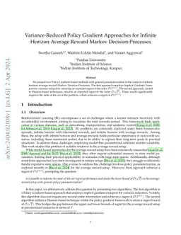 Order-Optimal Regret with Novel Policy Gradient Approaches in Infinite-Horizon Average Reward MDPs