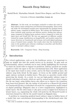 Smooth Deep Saliency