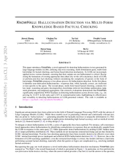 KnowHalu: Hallucination Detection via Multi-Form Knowledge Based Factual
  Checking