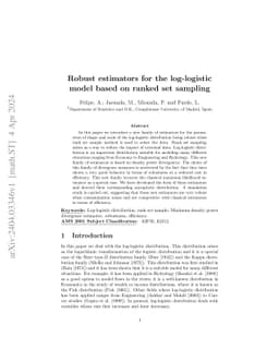 Robust estimators for the log-logistic model based on ranked set
  sampling
