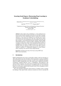 Securing Social Spaces: Harnessing Deep Learning to Eradicate
  Cyberbullying