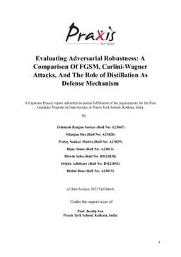 Evaluating Adversarial Robustness: A Comparison Of FGSM, Carlini-Wagner
  Attacks, And The Role of Distillation as Defense Mechanism