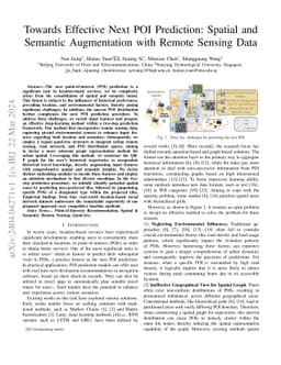 Towards Effective Next POI Prediction: Spatial and Semantic Augmentation
  with Remote Sensing Data
