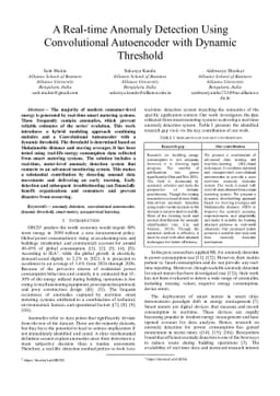 A Real-time Anomaly Detection Using Convolutional Autoencoder with
  Dynamic Threshold