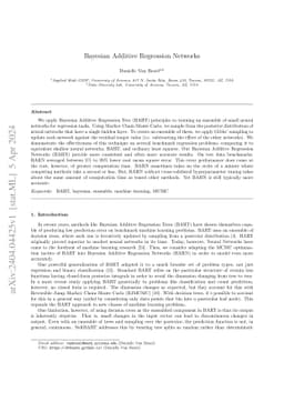 Bayesian Additive Regression Networks