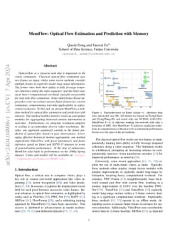 MemFlow: Optical Flow Estimation and Prediction with Memory