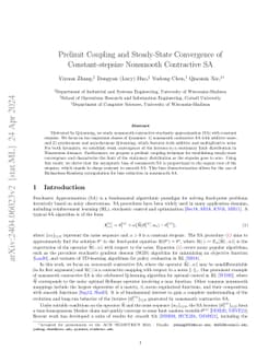 Prelimit Coupling and Steady-State Convergence of Constant-stepsize
  Nonsmooth Contractive SA