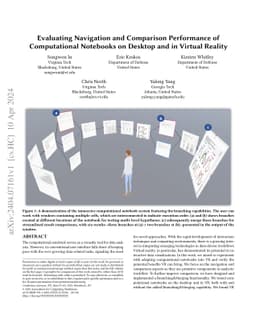 Evaluating Navigation and Comparison Performance of Computational
  Notebooks on Desktop and in Virtual Reality