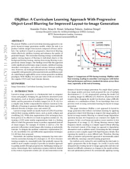 ObjBlur: A Curriculum Learning Approach With Progressive Object-Level
  Blurring for Improved Layout-to-Image Generation