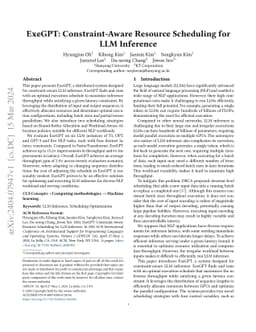 ExeGPT: Constraint-Aware Resource Scheduling for LLM Inference