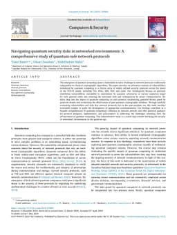 Navigating Quantum Security Risks in Networked Environments: A
  Comprehensive Study of Quantum-Safe Network Protocols
