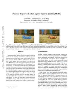 Practical Region-level Attack against Segment Anything Models