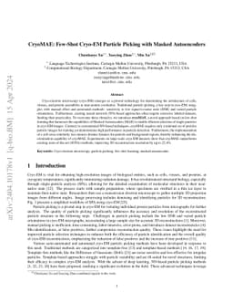 CryoMAE: Few-Shot Cryo-EM Particle Picking with Masked Autoencoders