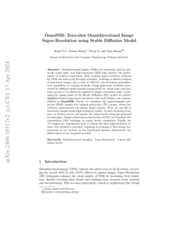 OmniSSR: Zero-shot Omnidirectional Image Super-Resolution using Stable
  Diffusion Model