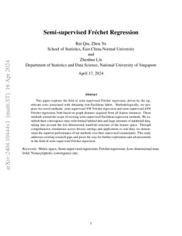 Semi-supervised Fréchet Regression