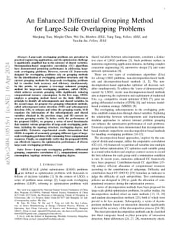 An Enhanced Differential Grouping Method for Large-Scale Overlapping
  Problems