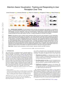 Attention-Aware Visualization: Tracking and Responding to User
  Perception Over Time
