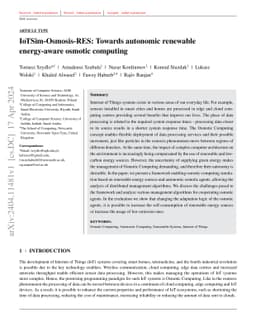 IoTSim-Osmosis-RES: Towards autonomic renewable energy-aware osmotic
  computing