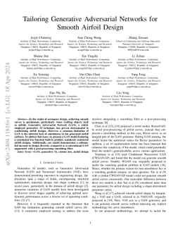 Tailoring Generative Adversarial Networks for Smooth Airfoil Design