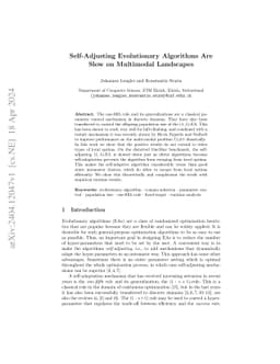 Self-Adjusting Evolutionary Algorithms Are Slow on Multimodal Landscapes