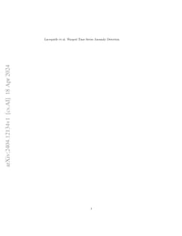 Warped Time Series Anomaly Detection