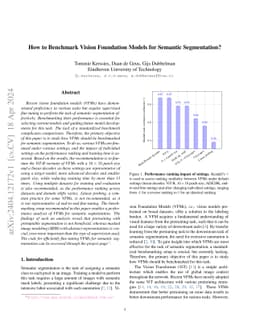 How to Benchmark Vision Foundation Models for Semantic Segmentation?