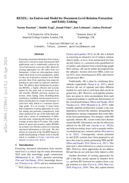 REXEL: An End-to-end Model for Document-Level Relation Extraction and
  Entity Linking