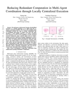 Reducing Redundant Computation in Multi-Agent Coordination through
  Locally Centralized Execution