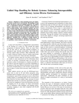 Unified Map Handling for Robotic Systems: Enhancing Interoperability and
  Efficiency Across Diverse Environments