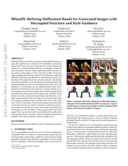 RHanDS: Refining Malformed Hands for Generated Images with Decoupled Structure and Style Guidance