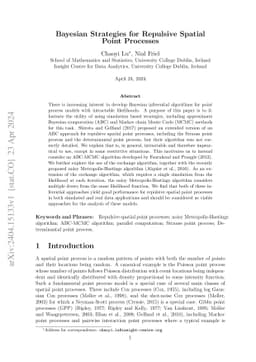 Bayesian Strategies for Repulsive Spatial Point Processes