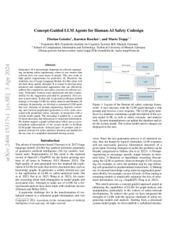 Concept-Guided LLM Agents for Human-AI Safety Codesign