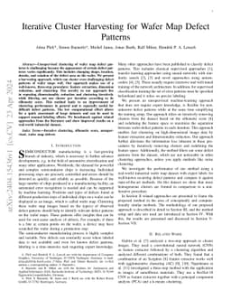 Iterative Cluster Harvesting for Wafer Map Defect Patterns