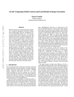 GLoD: Composing Global Contexts and Local Details in Image Generation