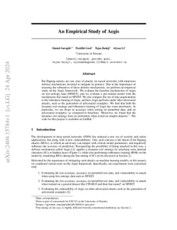 An Empirical Study of Aegis