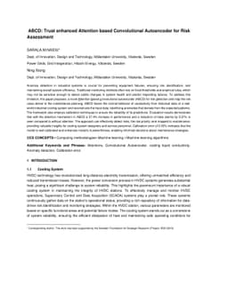 ABCD: Trust enhanced Attention based Convolutional Autoencoder for Risk
  Assessment