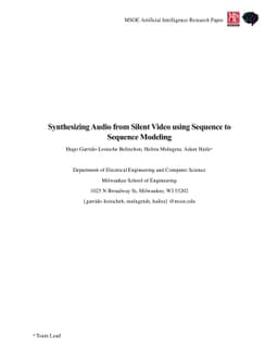 Synthesizing Audio from Silent Video using Sequence to Sequence Modeling