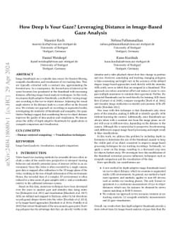 How Deep Is Your Gaze? Leveraging Distance in Image-Based Gaze Analysis