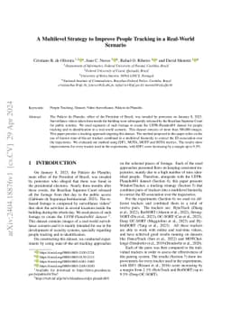 A Multilevel Strategy to Improve People Tracking in a Real-World
  Scenario