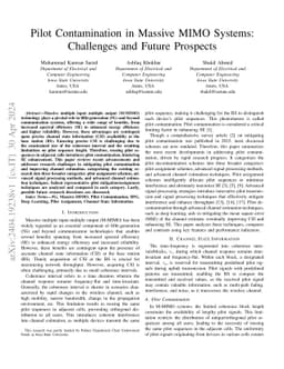 Pilot Contamination in Massive MIMO Systems: Challenges and Future
  Prospects