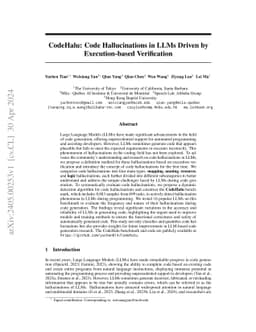 CodeHalu: Investigating Code Hallucinations in LLMs via Execution-based Verification