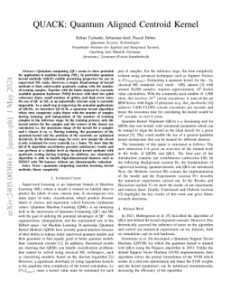 QUACK: Quantum Aligned Centroid Kernel