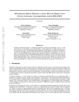 Optimized Drug Design using Multi-Objective Evolutionary Algorithms with
  SELFIES