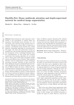 DmADs-Net: Dense multiscale attention and depth-supervised network for
  medical image segmentation