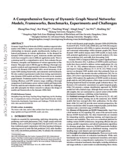 A Comprehensive Survey of Dynamic Graph Neural Networks: Models,
  Frameworks, Benchmarks, Experiments and Challenges
