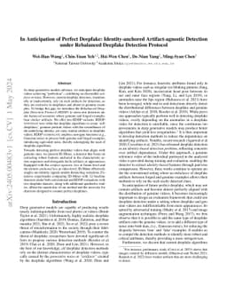 In Anticipation of Perfect Deepfake: Identity-anchored Artifact-agnostic
  Detection under Rebalanced Deepfake Detection Protocol
