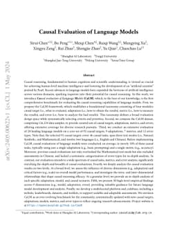 Causal Evaluation of Language Models